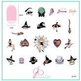 Hallo-Witch (CjSH-92) -  CJS Medium Stamping Plate